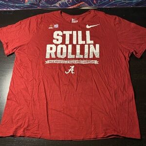 Nike Crimson 'Still Rollin' Men's Tee size 2XL